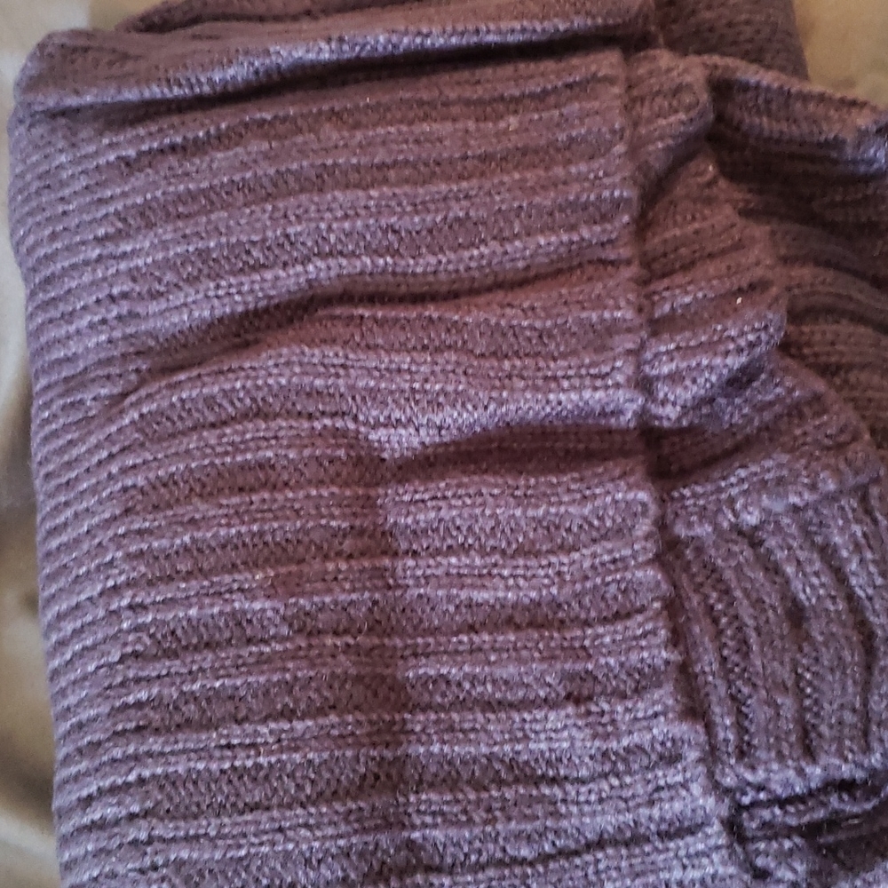 Solid Navy Blue Sweater - image 4